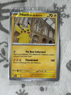 Pikachu At The Museum Promo x1 Pokemon Card - Image 1
