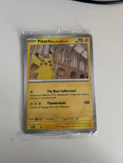 Pikachu at the Museum promo Jumbo Card - Pokemon TCG FAST - Image 1