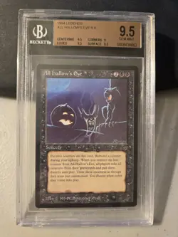 ALL HALLOW'S EVE (BGS GRADED 9.5) Legends LEG Magic MTG MINT CARD - Image 1
