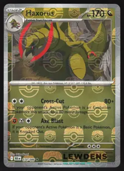 Haxorus - 070/086 - MASTER BALL Reverse Holo - Black Bolt - Pokemon Card - Image 1