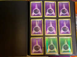 B7 POKEMON BINDER LOT AWESOME VINTAGE TRAINER COLLECTION HOLO ENERGY OLD CARDS - Image 1