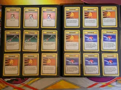 B7 POKEMON BINDER LOT AWESOME VINTAGE TRAINER COLLECTION HOLO ENERGY OLD CARDS - Image 4