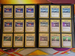 B7 POKEMON BINDER LOT AWESOME VINTAGE TRAINER COLLECTION HOLO ENERGY OLD CARDS - Image 5
