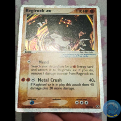 Regirock ex 99/106 | Emerald Holo Rare EX Pokemon Card - MPHP English - Image 2