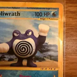 Poliwrath 60/165 Pokemon Card Expedition Rare HP non Holo Rare - Image 4