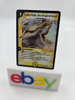 2004 Duel Masters Trading Card DM02 Ladia Bale the Inspirational S1/S5 Holo Foil - Image 1