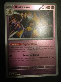 ALAKAZAM - 56/132 Mega Evolution Set NM - Holo Rare - Pokemon TCG Card - Image 1