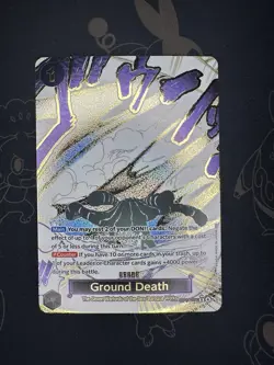 Ground Death Alternate Art OP14-096 The Azure Sea's Seven NM One Piece Card - Image 1