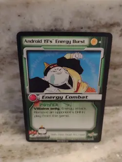 2001 Dragon Ball Z TCG Cell Saga ANDROID 19'S ENERGY BURST #4 Score Card - Image 1