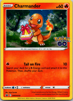 Charmander Promo SWSH: Sword & Shield Promo Cards SWSH232 NM - Image 1
