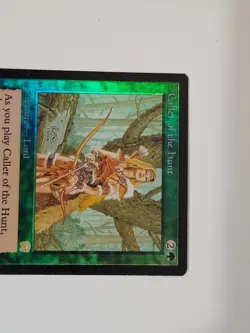 MTG Magic the Gathering Caller of the Hunt (233/350) Mercadian Masques LP FOIL - Image 2