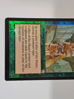 MTG Magic the Gathering Caller of the Hunt (233/350) Mercadian Masques LP FOIL - Image 3
