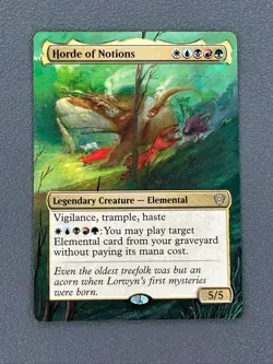 Horde of Notions MTG Lorwyn Eclipsed Commander Hand Painted Extended Altered Art - Image 1