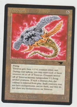 MAGIC THE GATHERING TETRAVUS ANTIQUITIES EDITION LIGHTLY PLAYED - Image 1
