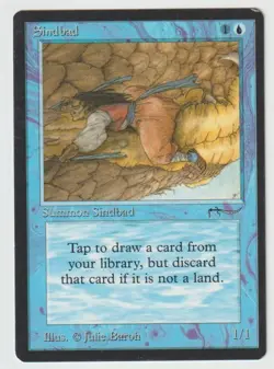 MAGIC THE GATHERING SINBAD ARABIAN NIGHTS EDITION LIGHTLY PLAYED - Image 1
