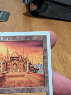 Magic: The Gathering City of Brass 7th Edition Land Ron Walotsky HP Damaged - Image 3