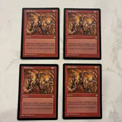 Magic the Gathering MTG Mob Justice Play Set Of 4 - Image 1