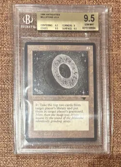Antiquities Millstone BGS 9.5 Graded Magic MTG - Image 1