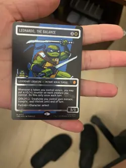 Leonardo, The Balance (Surge Foil) 83 MTG Commander Teenage Mutant Ninja Turtles - Image 1