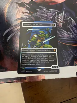 Leonardo, The Balance (Surge Foil) 83 MTG Commander Teenage Mutant Ninja Turtles - Image 2