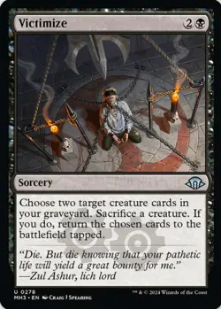 X 1 Victimize NM-M MH3 278 MTG Magic The Gathering - Image 1