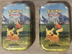 Pokemon TCG Ascended Heroes Pikachu Mini Tin Set Of 2 Sealed & Ships Fast - Image 3