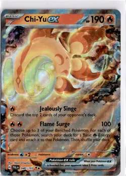 Pokemon TCG Chi-Yu ex 040/193 Sv02: Paldea Evolved Double Rare - Image 1