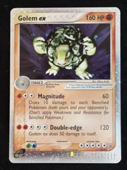 Golem EX Dragon 91/97 Holo Rare Pokemon E Card 2003. 2X SWIRLS!. NM - Image 1