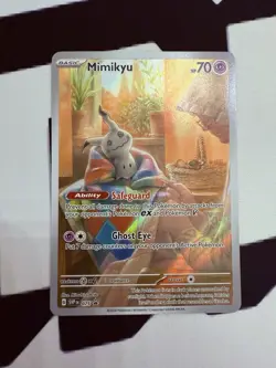 Pokemon Mimikyu 075 Black Star Promo Paldean Fates Full Art - Image 1
