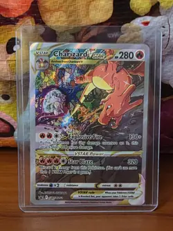 Pokemon Charizard VSTAR SWSH262 Sword & Shield Black Star Promo Full Art Holo NM - Image 1