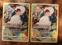 2022 Pokemon SWSH Lost Origin SNORLAX TG10/TG3 Ultra Rare Trainer Gallery X2 - Image 1