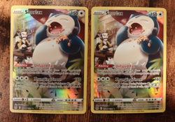 2022 Pokemon SWSH Lost Origin SNORLAX TG10/TG3 Ultra Rare Trainer Gallery X2 - Image 2