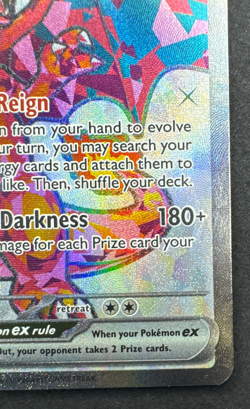 CHARIZARD EX 215/197 NM ULTRA RARE OBSIDIAN FLAMES POKEMON 2023 - Image 2