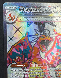 CHARIZARD EX 215/197 NM ULTRA RARE OBSIDIAN FLAMES POKEMON 2023 - Image 4