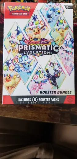 🔥Pokemon Prismatic Evolutions 6-Pack Booster Bundle SEALED | Chase Cards🔥 - Image 1