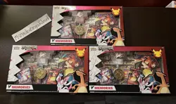 (3) SEALED Pokemon TCG Celebrations V Memories Collection Gamestop Exclusive Box 820650809743 - Image 1