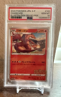 Pokemon - Japanese Promo - Charizard [Illustration Grand Prix] #143/S-P PSA 10 - Image 1