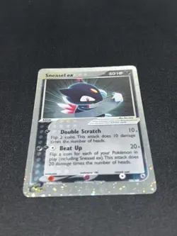 Pokemon TCG Sneasel EX Ruby and Sapphire Holo Ultra Rare - Image 1