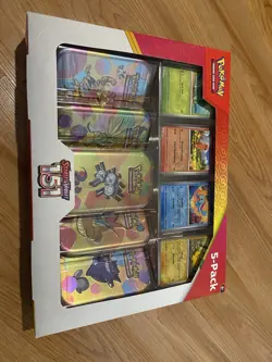 pokemon 151 mini-tin set costco exclusive 5-pack - Image 1