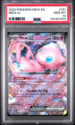 2023 POKEMON MEW EN-151 #151 MEW EX PSA 10 - Image 1