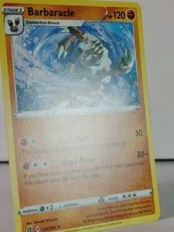 Barbaracle - POKEMON - Rebel Clash - 104/192 - Rare - NM -B - Image 2