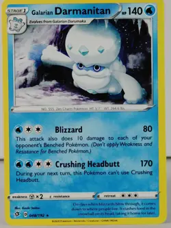 Galarian Darmanitan - POKEMON - Rebel Clash - 048/192 - Rare - NM - A - Image 1