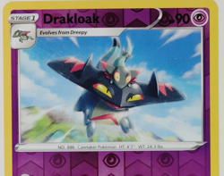 Drakloak - Reverse Holo - Rebel Clash - Pokemon - 090/192 - NM - U Pick - Image 1