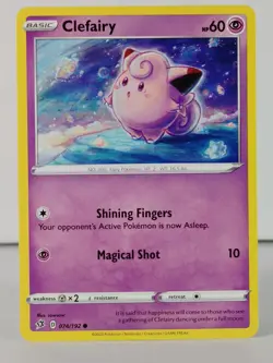 Clefairy - Rebel Clash - Pokemon - 074/192 - NM - singles - Image 1