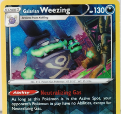 Galarian Weezing - Reverse Holo - Rebel Clash - POKEMON - 113/192 - NM - U Pick - Image 1