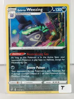 Galarian Weezing - Reverse Holo - Rebel Clash - POKEMON - 113/192 - NM - U Pick - Image 2