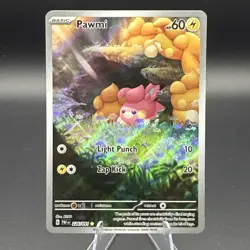 Pawmi 226/091 Illustration Rare Pokemon TCG Scarlet & Violet Paldean Fates - Image 1