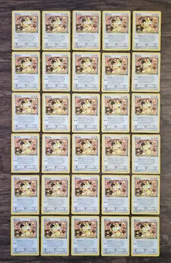 Pokemon TCG Team Rocket Meowth Common 62/82 Lot Of 30 - Image 1