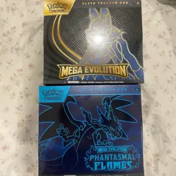 Pokemon TCG Elite Trainer Box Mega Evolution & Phantasmal Flames 2 Box Set - Image 1