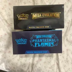 Pokemon TCG Elite Trainer Box Mega Evolution & Phantasmal Flames 2 Box Set - Image 5